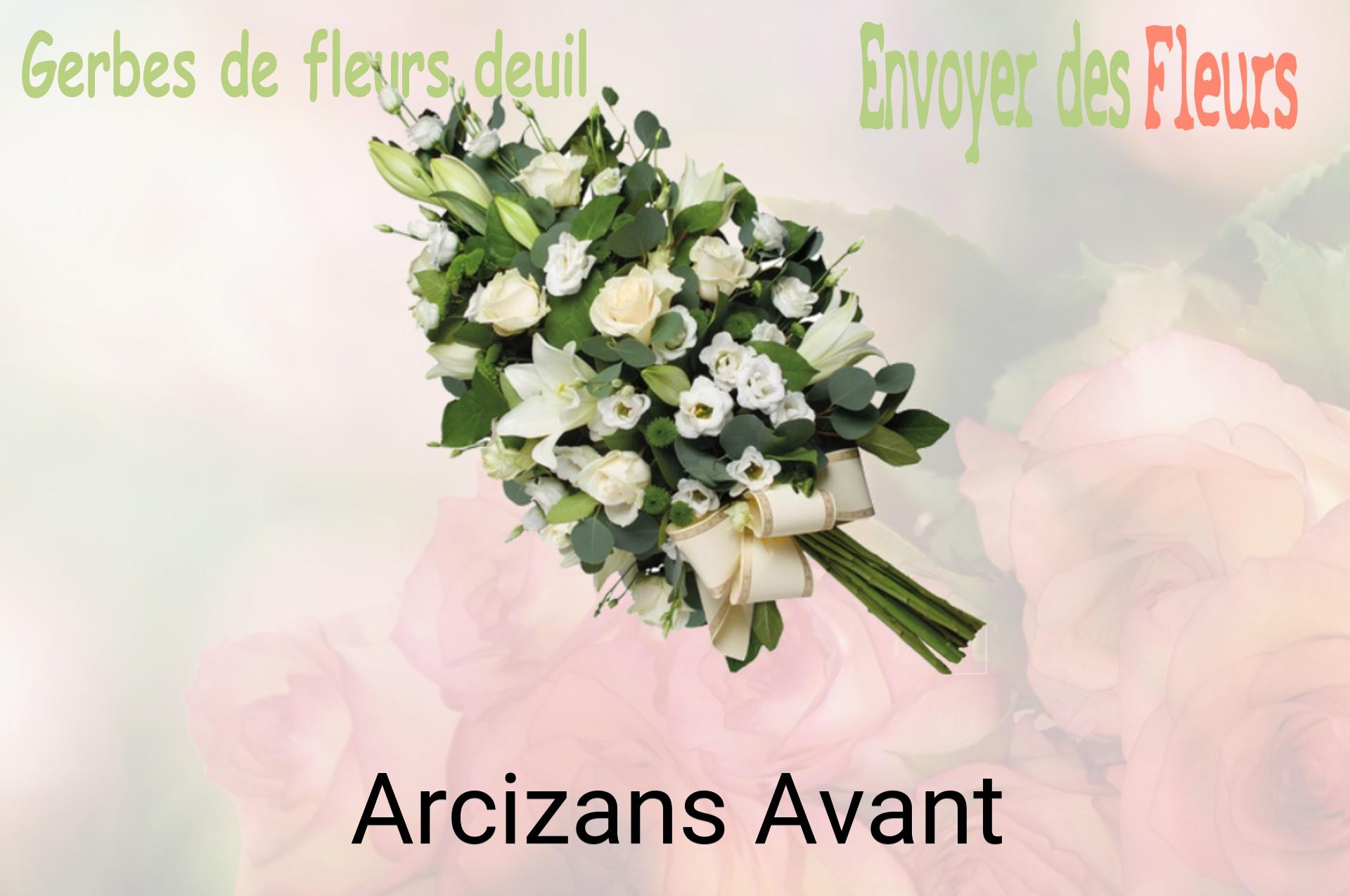 Gerbe de fleurs de deuil livrée à Arcizans-Avant